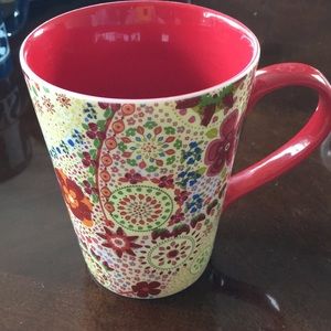 Flower printed mug